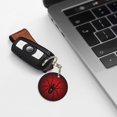thumbnail image 6 of Naloa Spider on the Web Print Round Keychain Keychain Key Ring, Key Tag, Key Chain Bulk for Gift Accessories (Round), 6 of 7