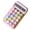 Purple, variant on Mechanical Keyboard Calculator Pocket Size, Electronic Silent Calculator with Colorful Keys for Home Office, Compact Desktop Calculator with Mechanical Keypad