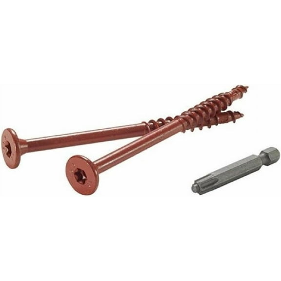 FastenMaster FlatLok Structural Wood Screw - Easy Installation - 50 Pack, 6-3/4 In