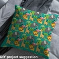 thumbnail image 2 of Homewish Kawaii Lion Elephant Fabric by the Yard 1 Yard, Cartoon Giraffe Animal Room Decor Fabric by the Yard, Teens Girls Boys Kids Sewing Fabric, Lightweight Room Decor, 2 of 6
