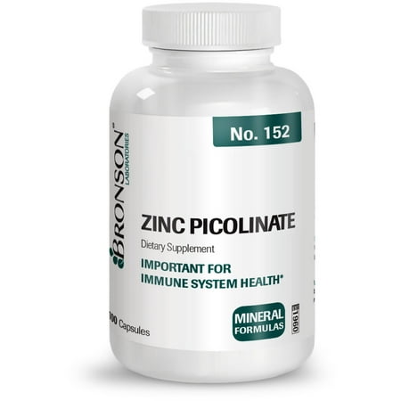 Bronson Zinc Picolinate 30mg, 100 Capsules