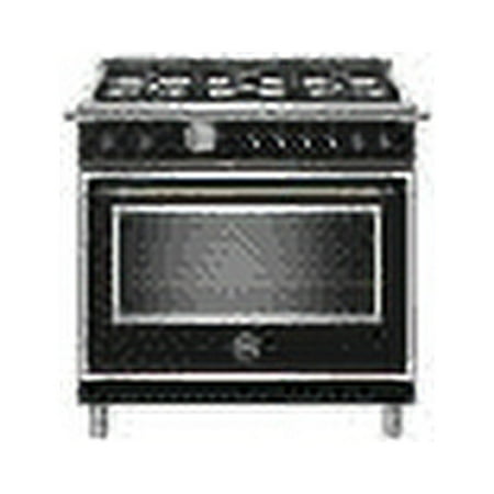 Bertazzoni - Heritage Series 5.9 Cu. Ft. Freestanding Gas Convection Range - Black