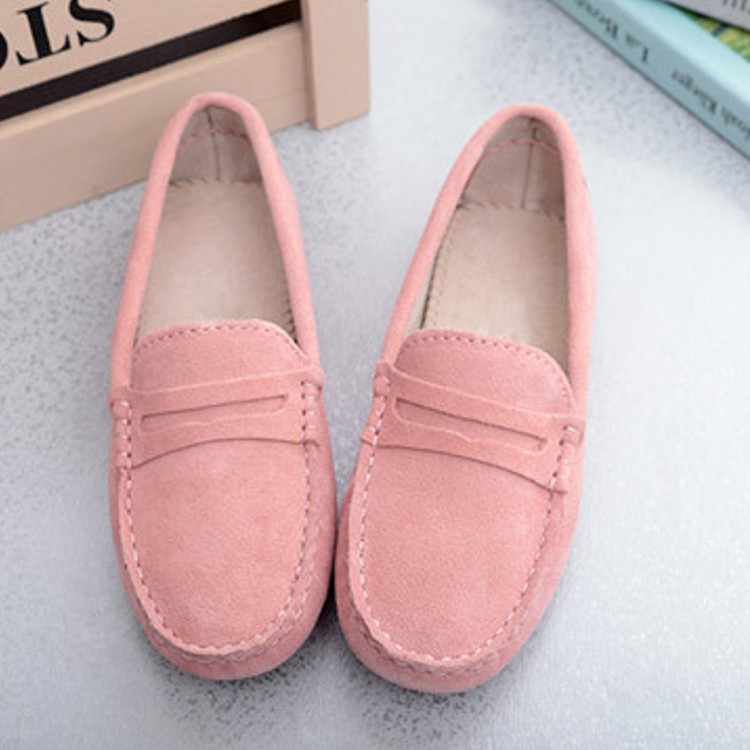 ladies suede loafers