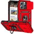 thumbnail image 1 of AIR-Case Designed for iPhone 16 Pro Max 5G, iPhone 16 Pro Max Case with Camera Cover & Kickstand Military Grade Shockproof Heavy Duty Protective Phone Case for iPhone 16 Pro Max, 1 of 4