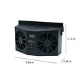 thumbnail image 3 of COFEST Car Circulator Exhaust Fan， Energy Saving Exhaust Fan， Car Radiator， Exclude The Peculiar Smell Inside The Car & Can Be Used for General Types Of Cars Black, 3 of 6