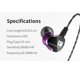 thumbnail image 5 of Injueey CK9 Auriculares intrauditivos con cable Auriculares estéreo para carreras Auriculares deportivos de 3,5 mm Cables de audio/vídeo, 5 of 6