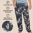 thumbnail image 6 of LazyOne Pajama Pants for Men, Male Pajamas, Howl Of a Night, 6 of 7