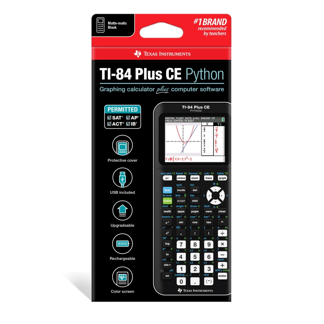 その他 Texas Instruments TI-84 Plus CE 3 pack) Texas Instruments TI-84 Plus CE Python Graphing Calculator