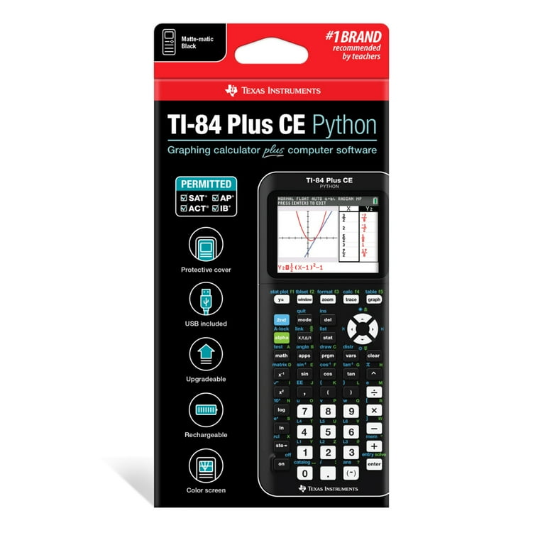 3 pack) Texas Instruments TI-84 Plus CE Python Graphing Calculator