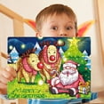 thumbnail image 1 of Puzzle Thickened Paper Santa 126 Pieces Of Puzzle For Children To Assemble Gifts, 1 of 7
