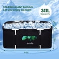 thumbnail image 3 of Nelbons Portable Foldable Bathtub, Relaxation and Convenience Travel and Home Spa Bathtub for Adults Families, Easy to Assemble Collapsible Bathtub, 3 of 15