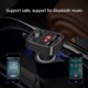 thumbnail image 3 of Car Kit Wireless Bluetooth Phone Charger LCD MP3 Player Handsfree FM Transmitter Dual USB Charger, 3 of 5