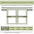 thumbnail image 2 of Barras de cortina Dobles Negro, Cortinero Doble Negro, Barra de Cortina doble para ventana, Tubo Cortina, Barras de cortina Ajustable Doble para casa, Armario, 2 of 4