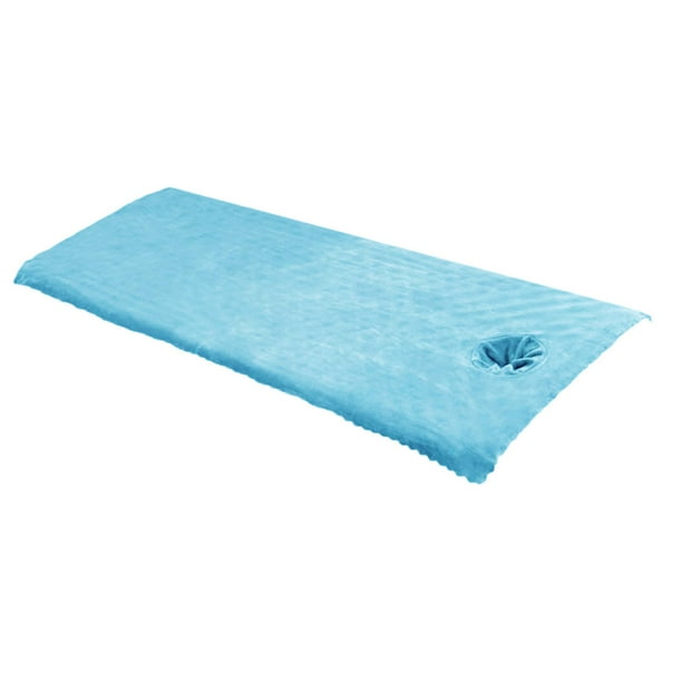 Cubiertas de sábanas para mesa de con orificio para respirar en la cara Toalla de 200x105 cm para camilla de Azul jinwen Sábana para cama de masaje