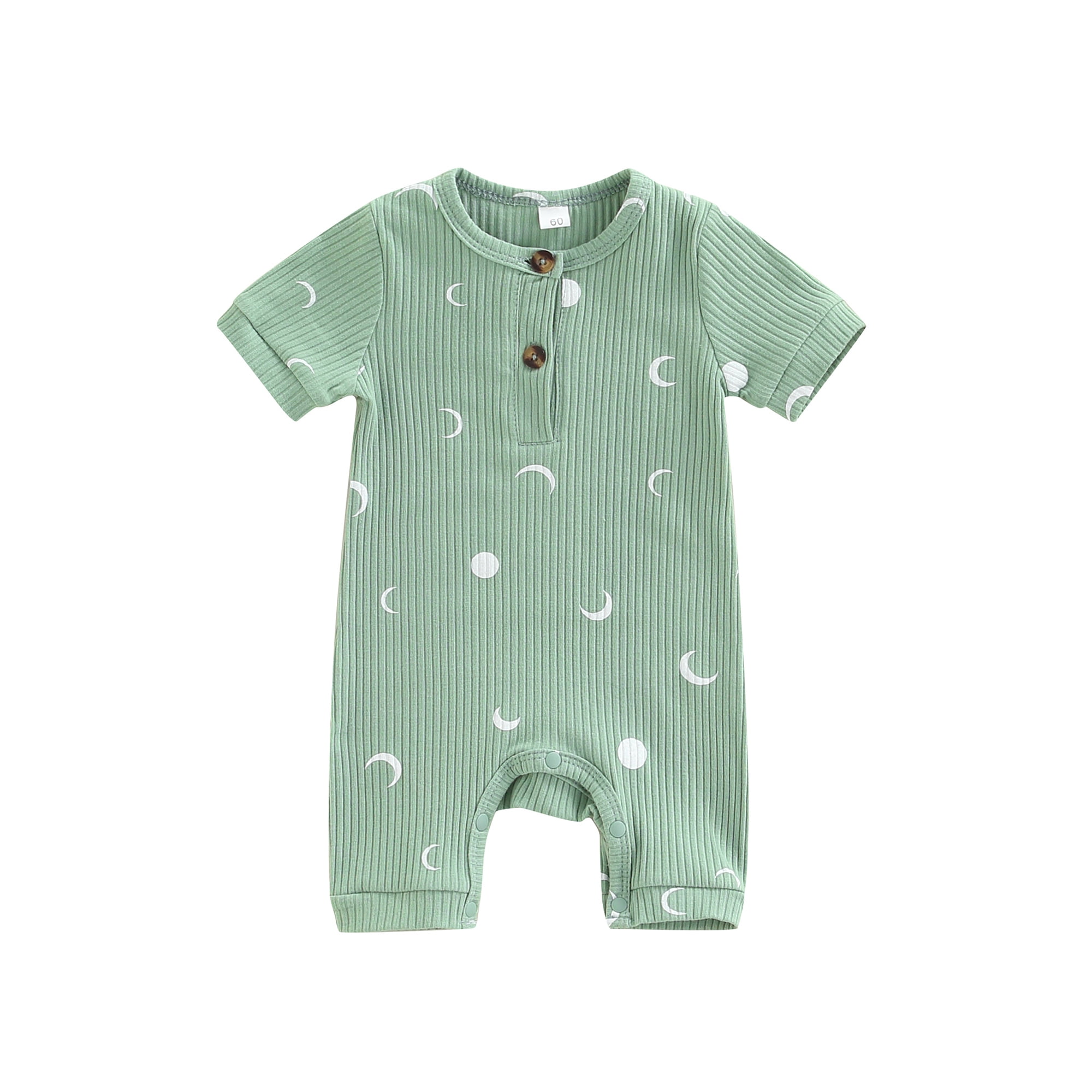 Frobukio Toddler Infant Baby Boys Girls Jumpsuit Short Sleeve