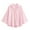 Pink, variant on Qulqfy Women Pink Shirts Bell Sleeve Linen Button Down Shirts Summer Collared Solid Spring Work Tops for Women L
