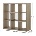 Better Homes & Gardens 9Cube Storage Organizer, Natural
