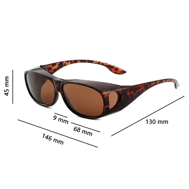 Day / Night Driving Glasses Wraparound Sunglasses for Men, Women - Anti  Glare Polarized Wraparounds 