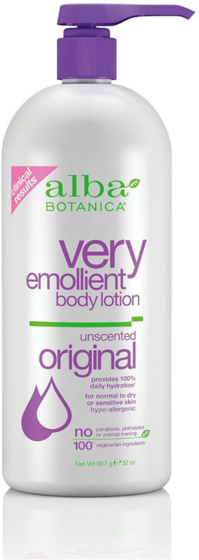 Alba Botanica Very Emollient Unscented Body Lotion 32 oz ...
