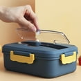 thumbnail image 4 of Boîte à Lunch Adultes Enfants 3 Compartiments Ensemble de Contenants Alimentaires Boîtes Bento, 4 of 8
