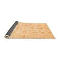thumbnail image 2 of Ahgly Company Indoor Rectangle Oriental Orange Modern Area Rugs, 6' x 9', 2 of 4