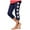 Navy, variant on Fjofpr Girls Leggings Size 8 Toddler Kids Fashion Baesball Print Summer Leisure Yoga Sports Frenum Cropped Pants Black 8 Years
