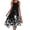 Black Floral, variant on Zeagoo Sleeveless Dress for Women Casual Tank Midi Dress Crew Neck Flowy Dress Aline Tshirt Dress Ethnic Dress Cruise Dress Beach Sundress