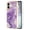 Dark purple, variant on Case for Samsung Galaxy A21s Marble-patterned gold-edge phone case - Stylish protection