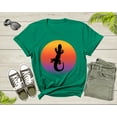 thumbnail image 6 of Cute Lizard Gecko Animal Silhouette at Sunset for Men Women T-Shirt Gecko Lover Gift T Shirt for Men Women Kids Boys Girls Graphic Tshirt, 6 of 8