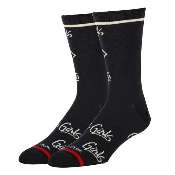 OoohYeah Mens Funny Crew Socks, Girls Girls Girls, Motley Crue Novelty Socks