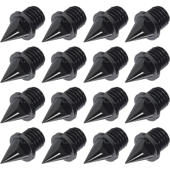 Trail Running Shoes Outdoor Stuff 16Pcs Track Spikes Replacements Steel Track Shoe Spikes for Sports Running High Jumping Cross Country Track Shoes Trail Running Shoes Ladies Sneakers Black
