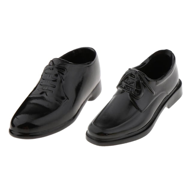 2 pares de de material cuero PU 1/6 para accesorios de hombre BBI DML TTL de 12 "