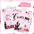 thumbnail image 2 of Halloween Party Favor Bags - 50 Pcs Pink Little Boo Goodie Candy Gift Bags Happy Boo Day Cute Ghost Themed Party Favor Supplies for Halloween Birthday Baby Shower Decorations, 2 of 6