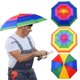 thumbnail image 1 of Paraguas De 3 Uds., Sombreros Ligeros Para El Día Lluvioso, Paraguas De Camuflaje, Sombrero De Pesca, Sombrilla De Playa De Sandía Arcoíris, Diadema Para Pesca Al Aire Libre seitruly HA036332-00, 1 of 6