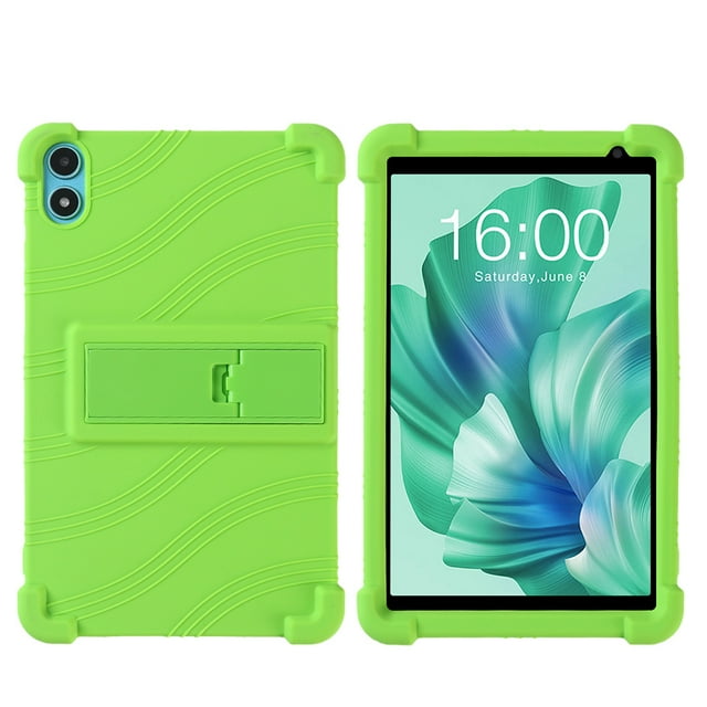 For Teclast P85T 8.0inch Case Tablet Shockproof Cover Teclast Android 13 Tablet Kids Soft Silicon Stand Protective Shell Green Teclast P85T