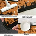 thumbnail image 6 of Halloween Kitchen Rugs and Mats Set of 2,Scary Halloween Pumpkin Skeleton Ghost Floor Mats,Non-Slip Washable Anti-Fatigue Kitchen Floor Mats for Kitchen Halloween Decor 17x30+17x47In Orange, 6 of 6