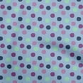 thumbnail image 1 of oneOone Cotton Poplin Dusty Blue Fabric Dot Sewing Material Print Fabric By The Yard 42 Inch Wide, 1 of 5