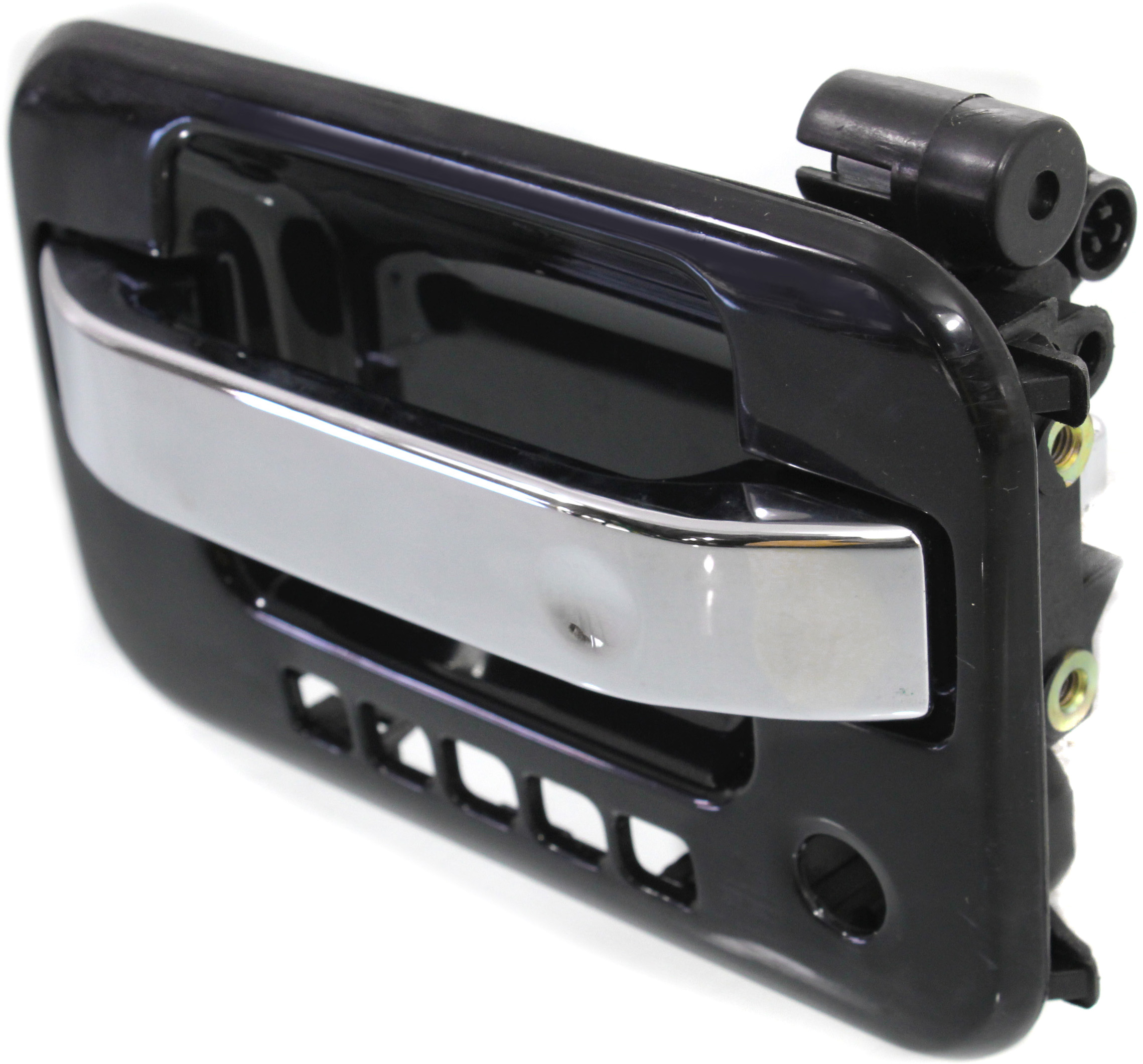 Replacement F462180 Exterior Door Handle Compatible with 2006-2008 Lincoln Mark LT 2004-2014 Ford F-150 Front, Left Driver Chrome Lever with Primed Bezel