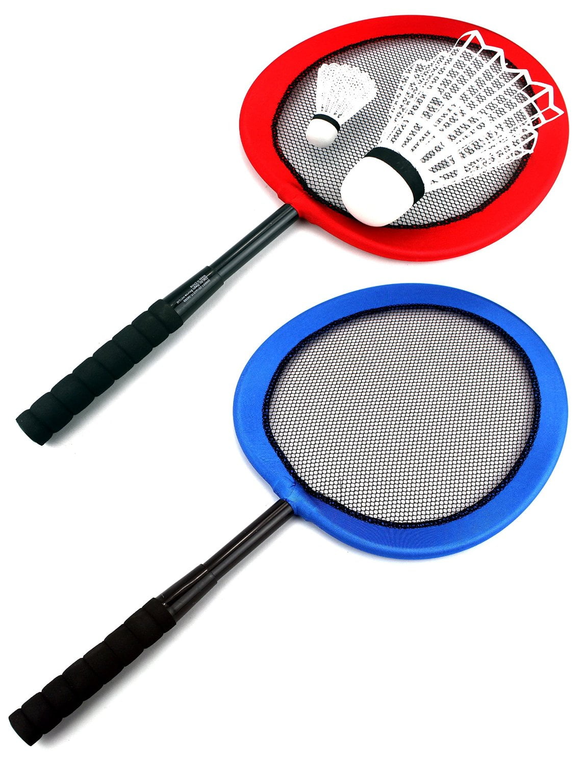 Kids Badminton Toy Kid Badminton Set Shuttlecocks Rackets Soft Balls Children's Outdoor Beach Sports Game Toys for Boy Girlï¼ˆblueï¼‰
