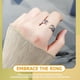 thumbnail image 4 of Heart Hug anillos decorativos anillo de dedo anillo de moda joyería de boda romántica regalo de boda, 4 of 5