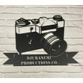 thumbnail image 2 of Craftnamesign Custom Camera Metal Wall Art LED Light, Photographer Name Sign, Art Photography Sign, 2 of 5