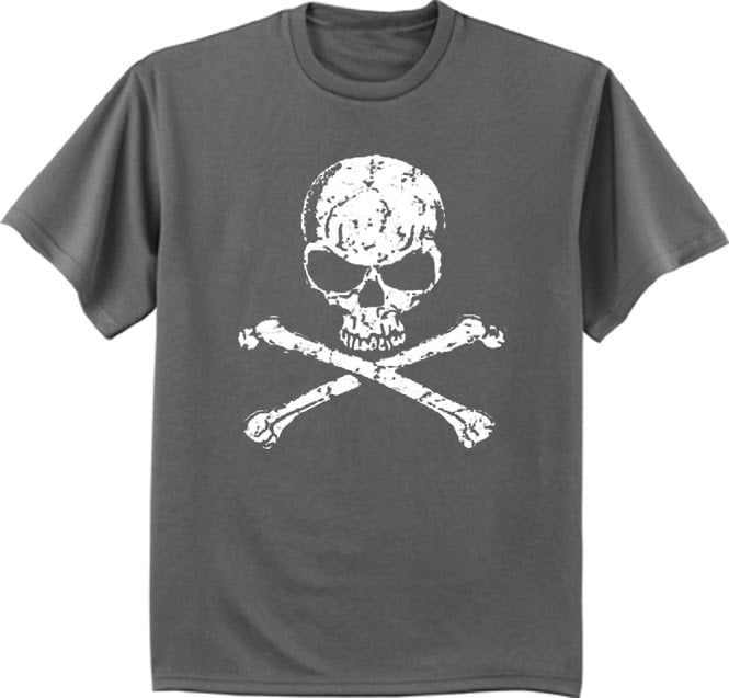 INSTANT PIRATE Just Add Water T-shirt Skull and Crossbones Funny Long Sleeve Tee 