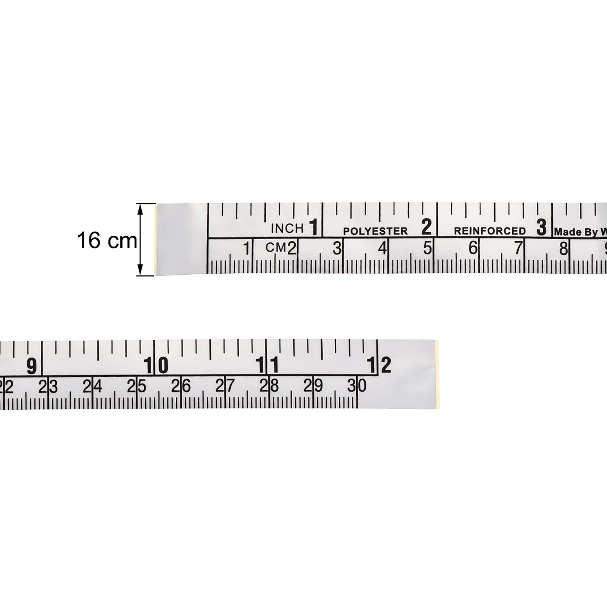 uxcell Adhesive Backed Tape Measure 30cm 12 Inch Metric Measuring Tool for Tailor Sewing