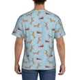thumbnail image 2 of Rocae Dachshund Dog for Men's Moisture-Wicking Crew Tee - T-Shirt for Sports, Outdoor Activities, and Casual WearXX-Large, 2 of 9