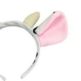 thumbnail image 3 of 4x Animal Cow Costume Set, Ears Headband Nose Bowtie Tail Headwear Hairband Decoración elástica Hair Hoop, para Carnival Dress up Cosplay Rosado BLESIY traje de cosplay, 3 of 8
