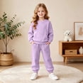 thumbnail image 6 of yboeqw Girls Clothes Fall Winter Outfits for Teen Girl Pullover Tops Pants Little Kids Girls Clothing Sets,Size 12-13 Years, 6 of 6