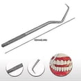 thumbnail image 4 of Palillos de dientes de titanio, palillo de dientes de metal, acero inoxidable, reutilizables, de bolsillo, diseño de llavero para exteriores., 4 of 5