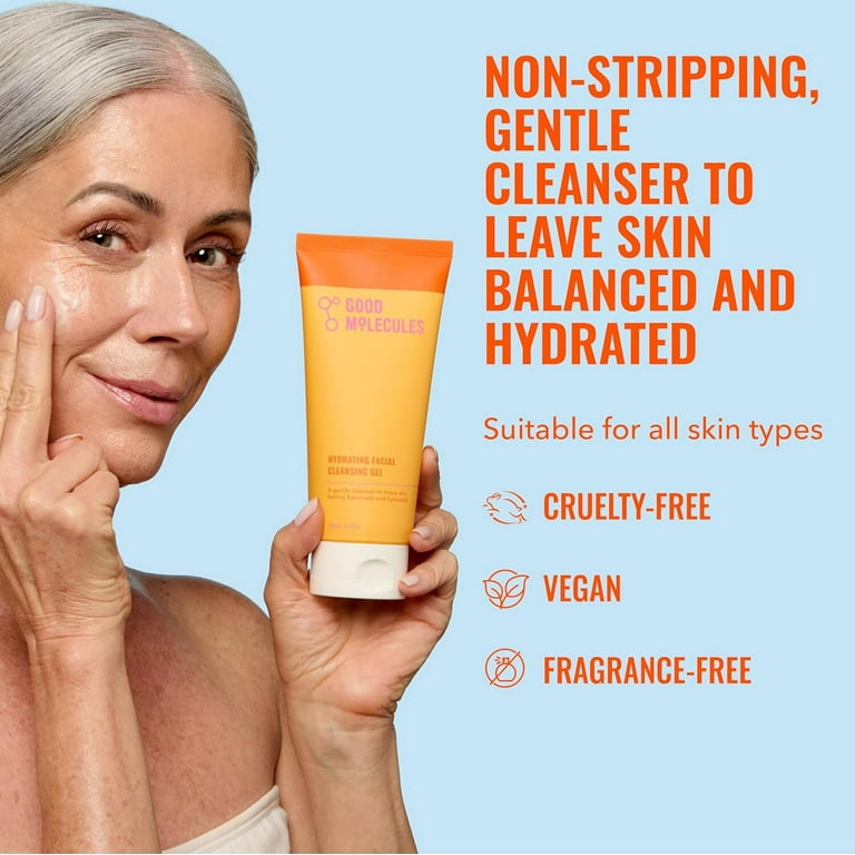 Good Molecules, Facial Cleansing Gel, 6.7 fl oz, Hydrating Face