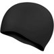 thumbnail image 1 of Gorro de baño deportivo unisex de silicona para hombre y mujer, color negro, 1 of 4