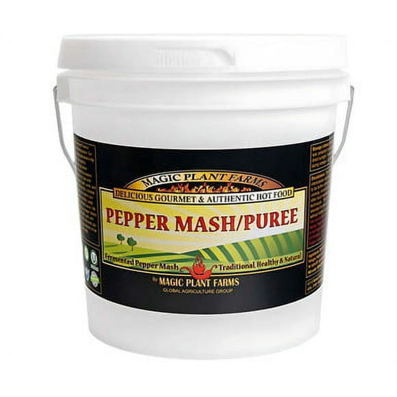 Fiery Farms Red Ghost Pepper Puree - Unleashed Inferno, 1 Gallon